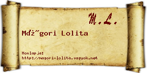 Mágori Lolita névjegykártya